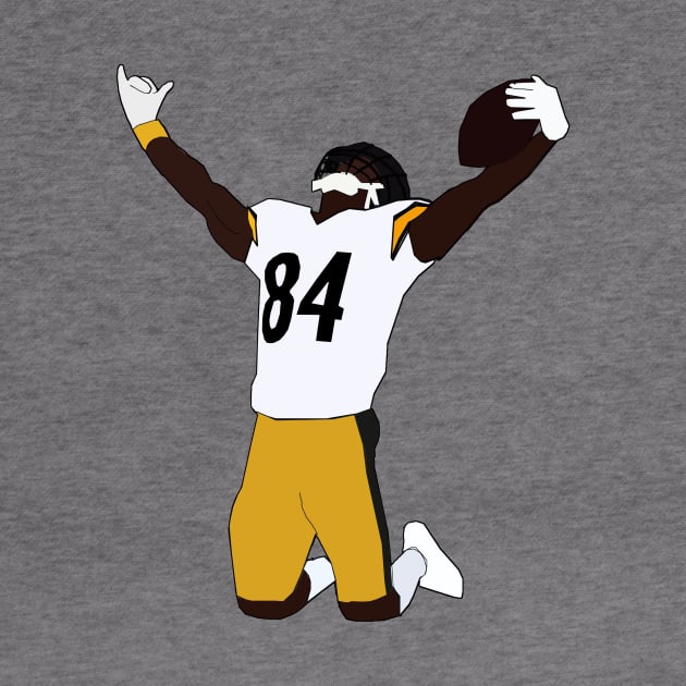 Antonio Brown Touchdown Celebration - Pittsburgh Steelers by xavierjfong